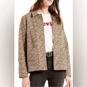 Levi Strauss & Co Women's Leopard Print Jacket